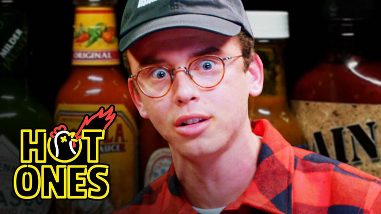 Hot Ones — s04e21 — Logic Solves a Rubik's Cube While Eating Spicy Wings