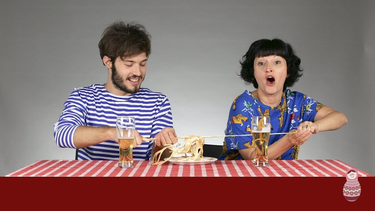 Эмоциональные итальянцы by MilanTV — s02e21 — Итальянцы пробуют русские закуски к пиву
