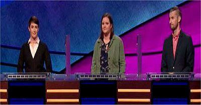 Jeopardy! — s2019e166 — Sarah Jett Rayburn Vs. Lauren Dsouza Vs. Matt Ribel, Show # 8146.