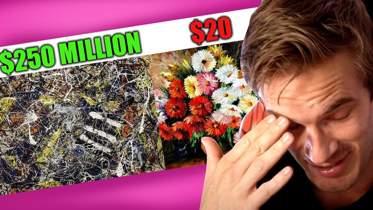 PewDiePie — s12e161 — Guessing The Price of Art Makes Me MAD