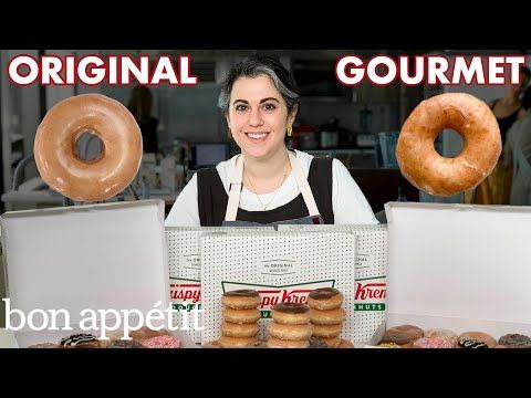 Gourmet Makes — s01e30 — Pastry Chef Attempts to Make Gourmet Krispy Kreme Doughnuts
