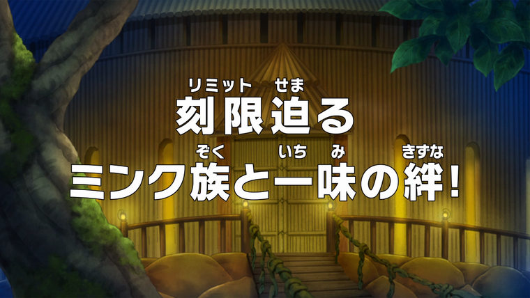 One Piece (JP) — s18e761 — Race Against Time — The Bond of the Minks and the Crew!