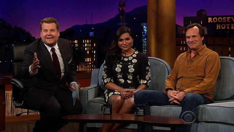 The Late Late Show with James Corden — s2017e14 — Mindy Kaling, Bill Paxton