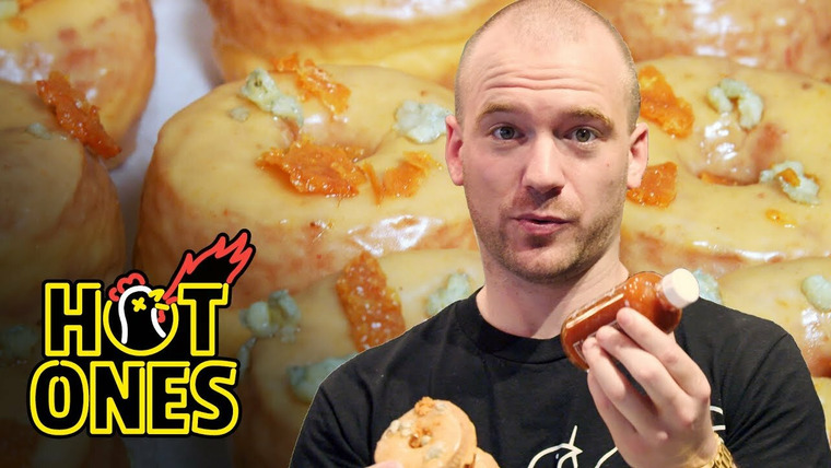 Hot Ones — s04 special-2 — The Hot Ones Doughnut Is a Buffalo Wing in Pastry Form