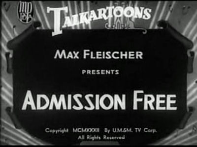 Betty Boop — s1932e10 — Admission Free