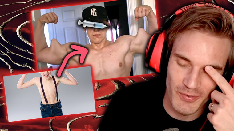 PewDiePie — s12e165 — 15 Year old Does Steroids.