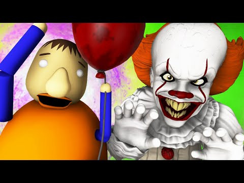 НОЙ  — s02e36 — Балди vs Пеннивайз 2 (Оно Танцующий Клоун Хоррор 3D Анимация)