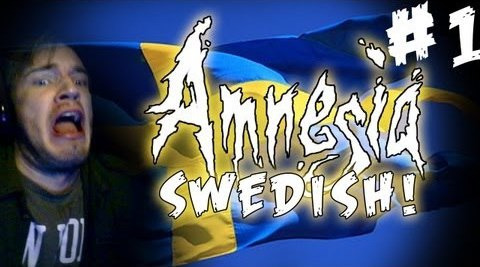 PewDiePie — s03e48 — SWEDISH COMMENTARY (w/ Subs) Amnesia: Custom Story - Part 1 - The Small Horse I