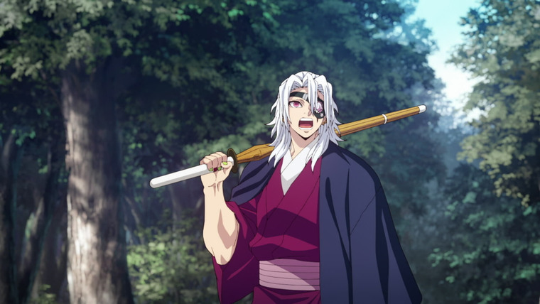 Истребитель демонов — s04e03 — Fully Recovered Tanjiro Joins the Hashira Training!!