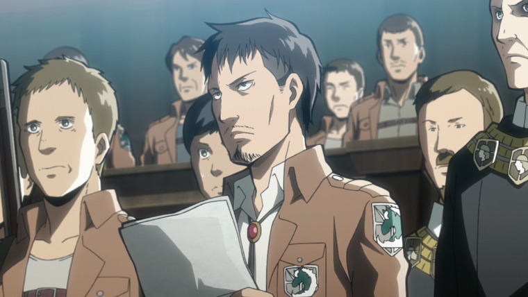 Атака титанов — s01e14 — Can't Look Into His Eyes - Eve of the Counterattack (1)