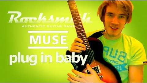 PewDiePie — s03e634 — Pewds Tries To Play: Muse - Plug In Baby (Rocksmith)