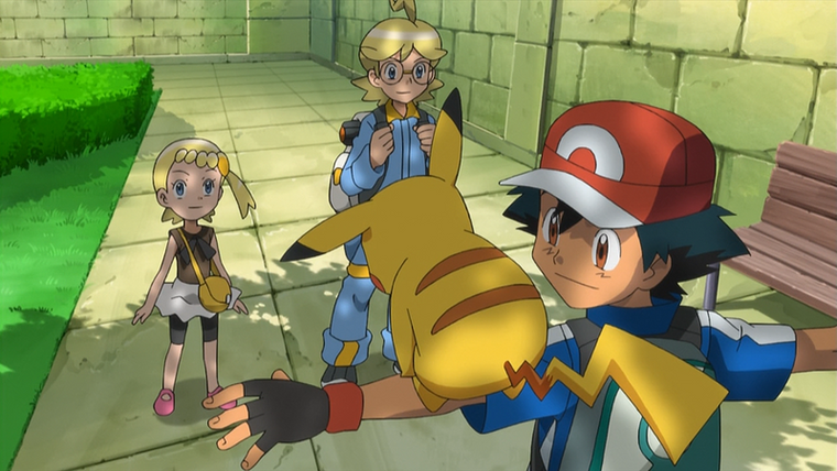 Покемон — s10e01 — We've Arrived in the Kalos Region! The Beginning of Dreams and Adventures!! (Pocket Monsters XY)