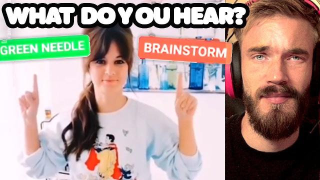 PewDiePie — s11e193 — / Green Needle // Brainstorm / — Which one do you hear? #78[REDDIT REVIEW]