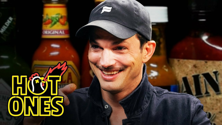 Горячие — s10e02 — Ashton Kutcher Gets an Endorphin Rush While Eating Spicy Wings