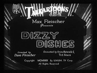 Betty Boop — s1930e01 — Dizzy Dishes