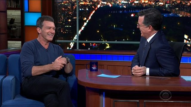 The Late Show with Stephen Colbert — s2020e14 — Antonio Banderas, Jay Hernandez