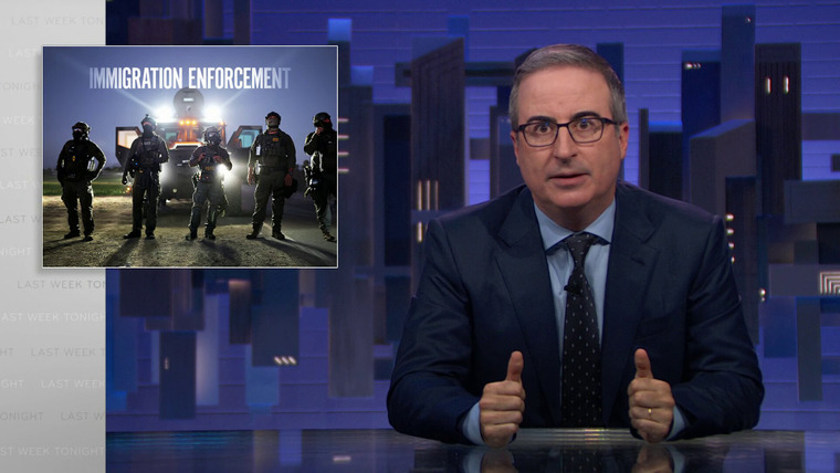 События прошедшей недели с Джоном Оливером — s12e20 — Immigration Enforcement