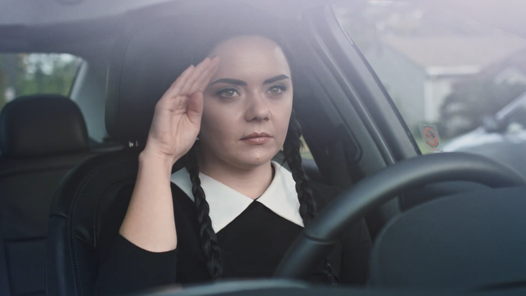 Adult Wednesday Addams — s02e02 — Driver's Ed