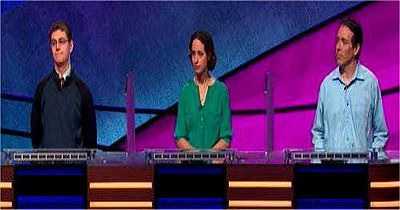 Jeopardy! — s2019e136 — Jessica Babbitt Vs. Sarah Schmitt Vs. Sid Katz, Show # 8116.
