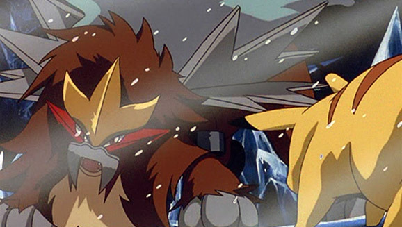Pocket Monsters — s03 special-3 — Movie 3: Emperor of the Crystal Tower, Entei