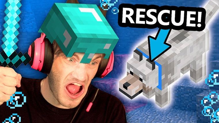 PewDiePie — s10e191 — Saving my Minecraft Dog At ALL COSTS! - Part 10