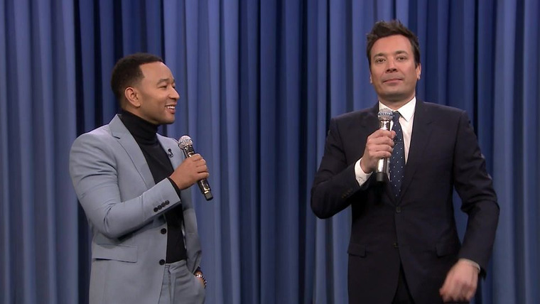 The Tonight Show Starring Jimmy Fallon — s2019e35 — John Legend, Hasan Minhaj, John Legend with The Roots