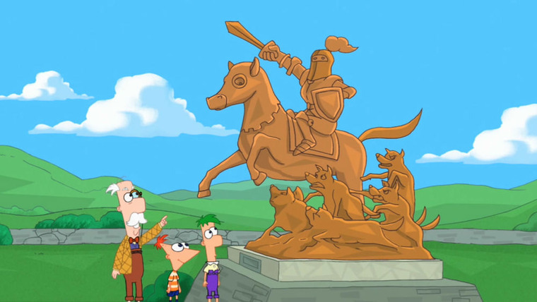 Phineas and Ferb — s01e31 — A Hard Day's Knight