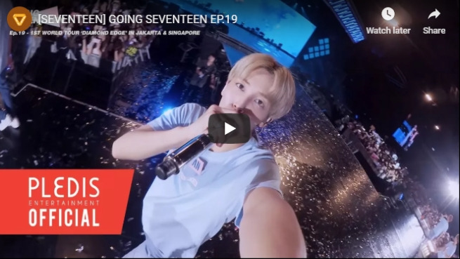 Going Seventeen — s01e19 — 1st World Tour 'Diamond Edge' in Jakarta & Singapore