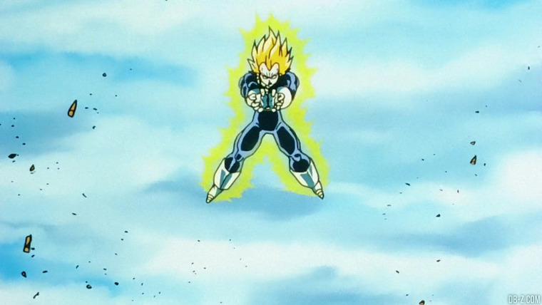 Драконий жемчуг Кай — s01e81 — Full-Power Strike of Vegeta! But the Terror of Cell Grows and Grows