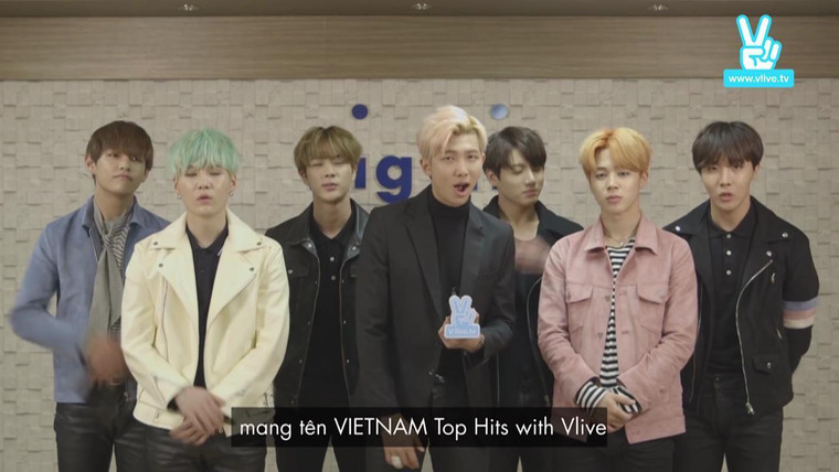 BTS on V App — s02e01 — GALA VIETNAM TOP HITS - BTS's Greeting