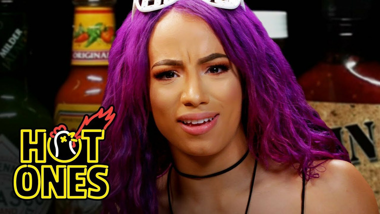 Hot Ones — s05e02 — Sasha Banks Bosses Up While Eating Spicy Wings