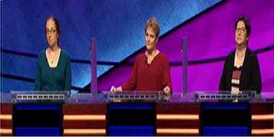 Jeopardy! — s2019e219 — Jennifer Quail Vs. Jeanne Fuller Vs. Lisa Murray, Show # 8115