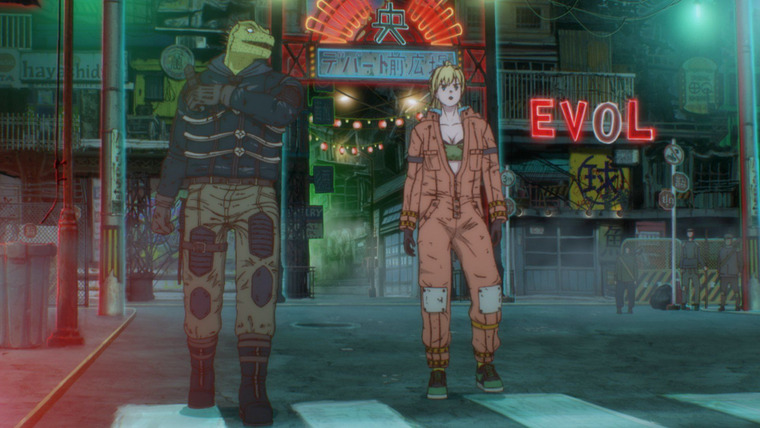 Dorohedoro — s01e03 — Night of the Dead | Duel! In front of Central Department Store