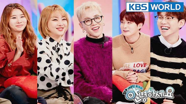 Ток-шоу Привет — s01e350 — Narsha, Jea, Block B's Park Kyung, Taeil, Jaehyo