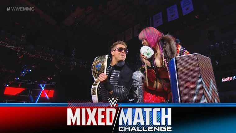 WWE Mixed-Match Challenge — s01e10 — Week Ten: The Miz & Asuka vs. Braun Strowman & Alexa Bliss