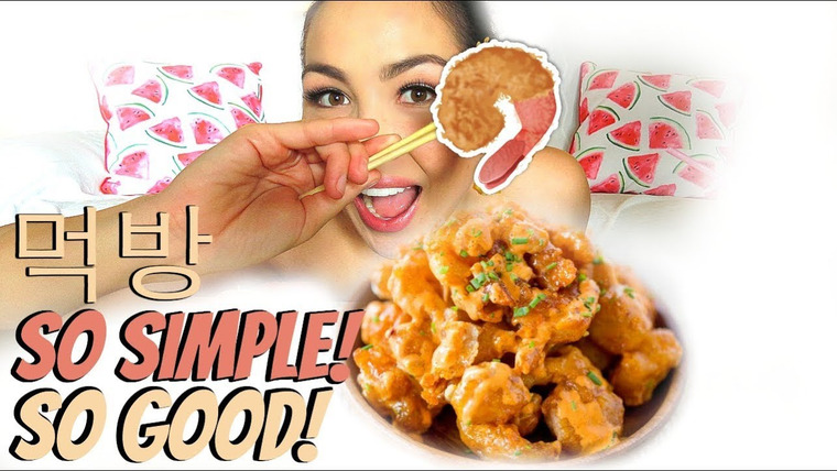 Veronica Wang — s04e50 — Easy Bang Bang Shrimp Recipe Mukbang | Eating Show