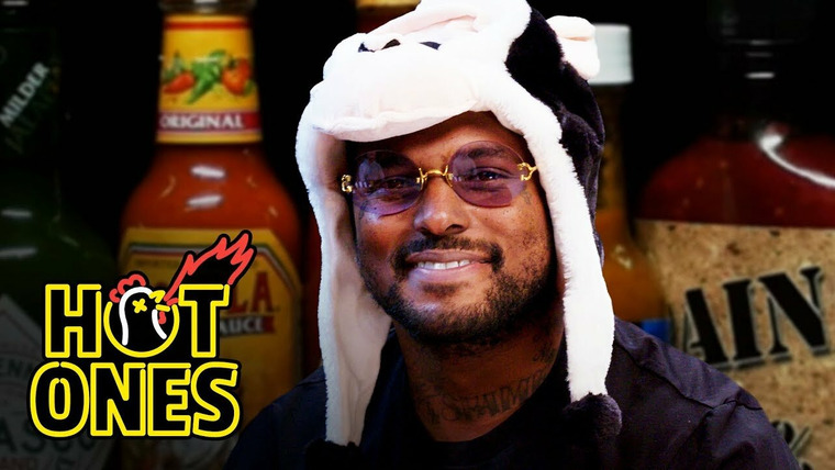 Hot Ones — s09e05 — Schoolboy Q Learns to Respect Spicy Wings