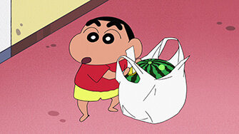 Crayon Shin-chan — s2013 special-3 — Cooling a Watermelon / I'm Masao! / Staying in the Country Again / I Want a Room / Crayon Human Face