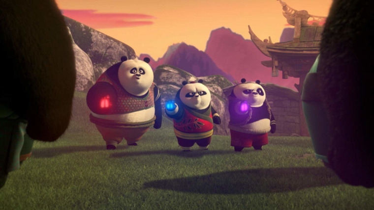 Кунг-фу панда: Лапки судьбы — s01e07 — Big Trouble in Panda Village