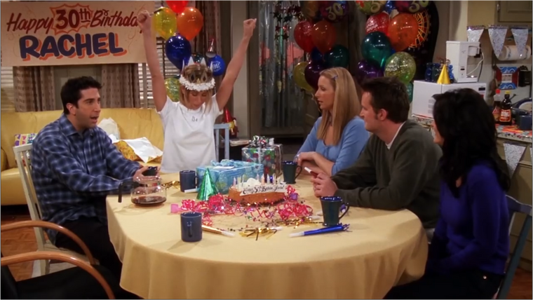Friends — s07e14 — The One Where They All Turn Thirty