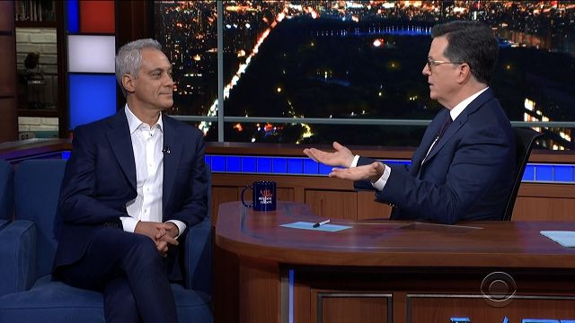 The Late Show with Stephen Colbert — s2020e27 — Rahm Emanuel, Hailee Steinfeld