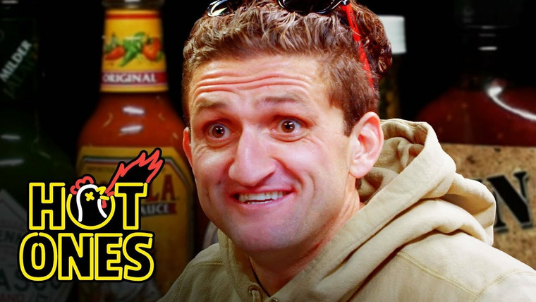 Hot Ones — s04e22 — Casey Neistat Melts His Face Off While Eating Spicy Wings