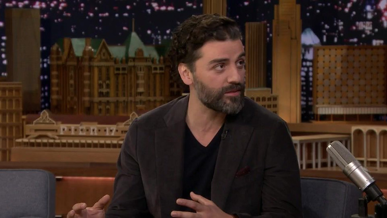 Ночное шоу с Джимми Фэллоном — s2019e44 — Oscar Isaac, Lilly Singh, Fallonventions, Jimmy Carr
