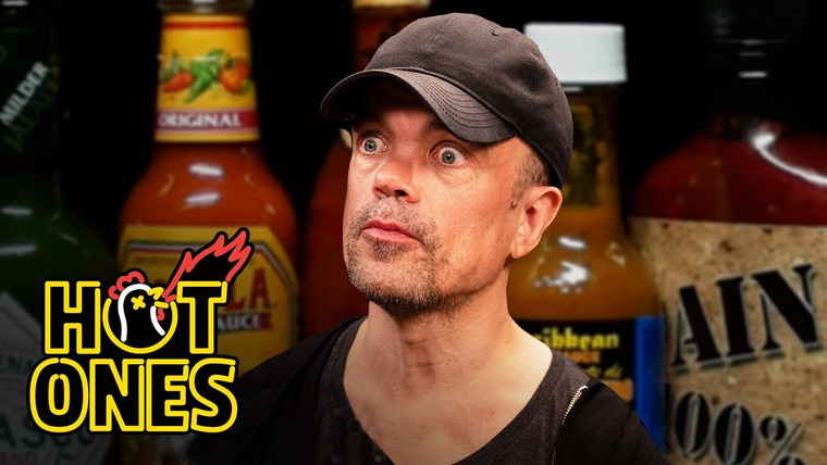 Горячие — s25e05 — Peter Dinklage Breathes Fire While Eating Spicy Wings
