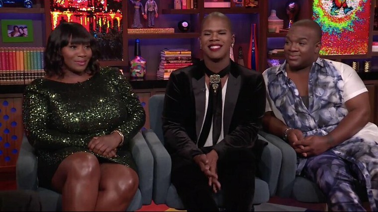 Watch What Happens Live — s14e146 — Bevy Smith, Derek J, & Miss Lawrence