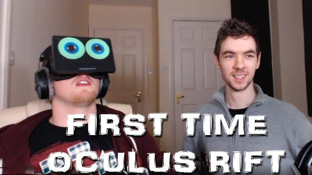 Jacksepticeye — s03e291 — My Friend Tries Oculus Rift for First Time!