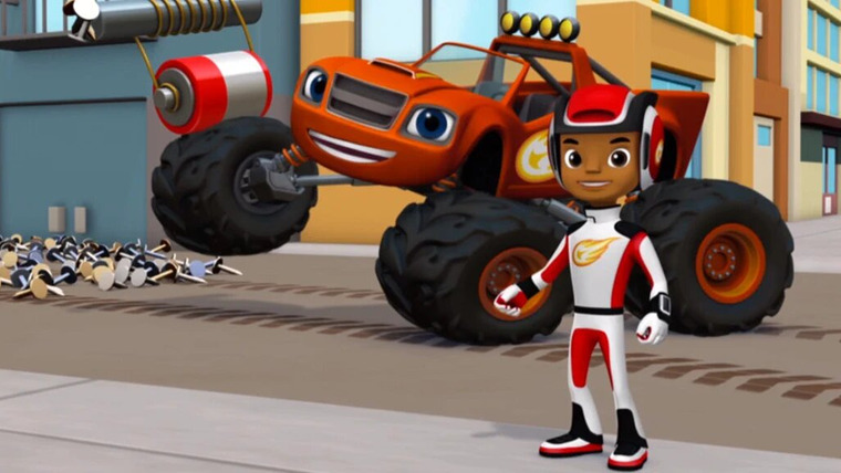 Blaze and the Monster Machines — s01e12 — The Mystery Bandit