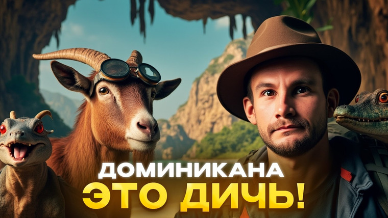 ПОЕХАВШИЙ — s09e23 — Дикая Доминикана: козы-шахтёры, игуаны-пьяницы и купание с крокодилами