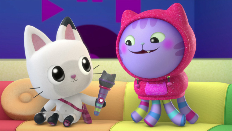Кукольный домик Габби — s03e06 — DJ Catnip Gets His Groove Back