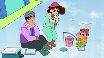 Crayon Shin-chan — s2014e03 — Wakasagi Fishing / Action Mask has Unknown Whereabouts